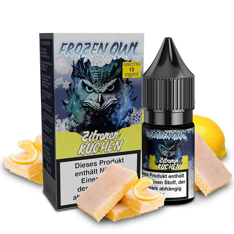 Frozen Owl Zitronenkuchen 10mg Nikotinsalz Liquid