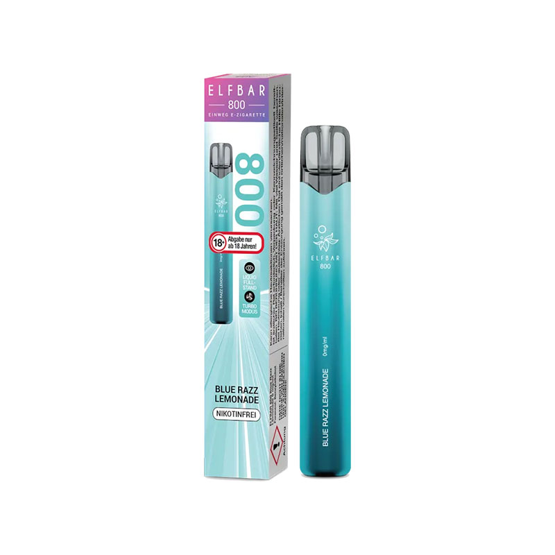 Elfbar 800 Blue Razz Lemonade 0mg Einweg E-Zigarette