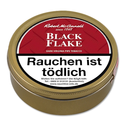 McConnell Black Flake Pfeifentabak Dose