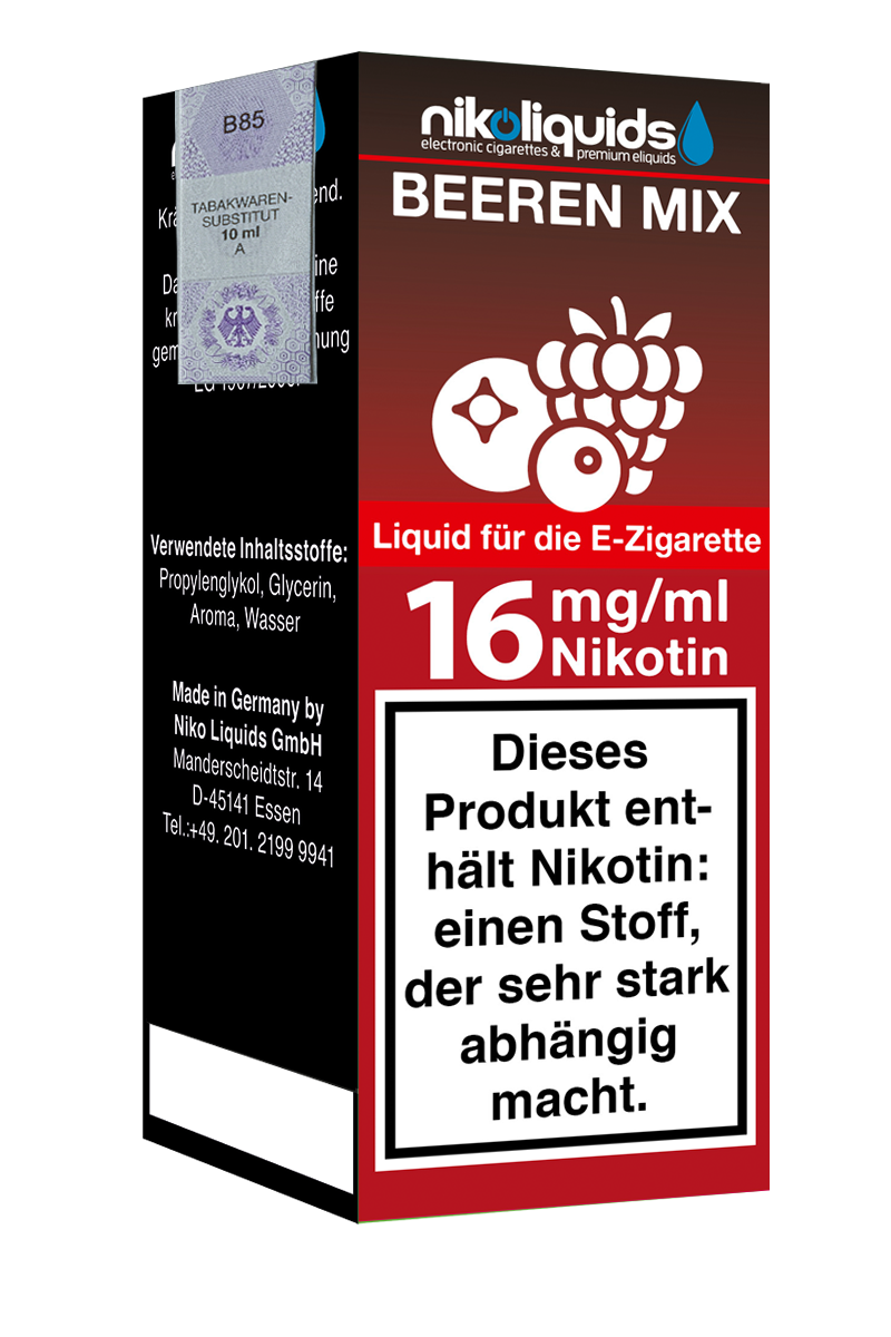 E-Liquid Nikoliquids Beeren Mix 16 mg