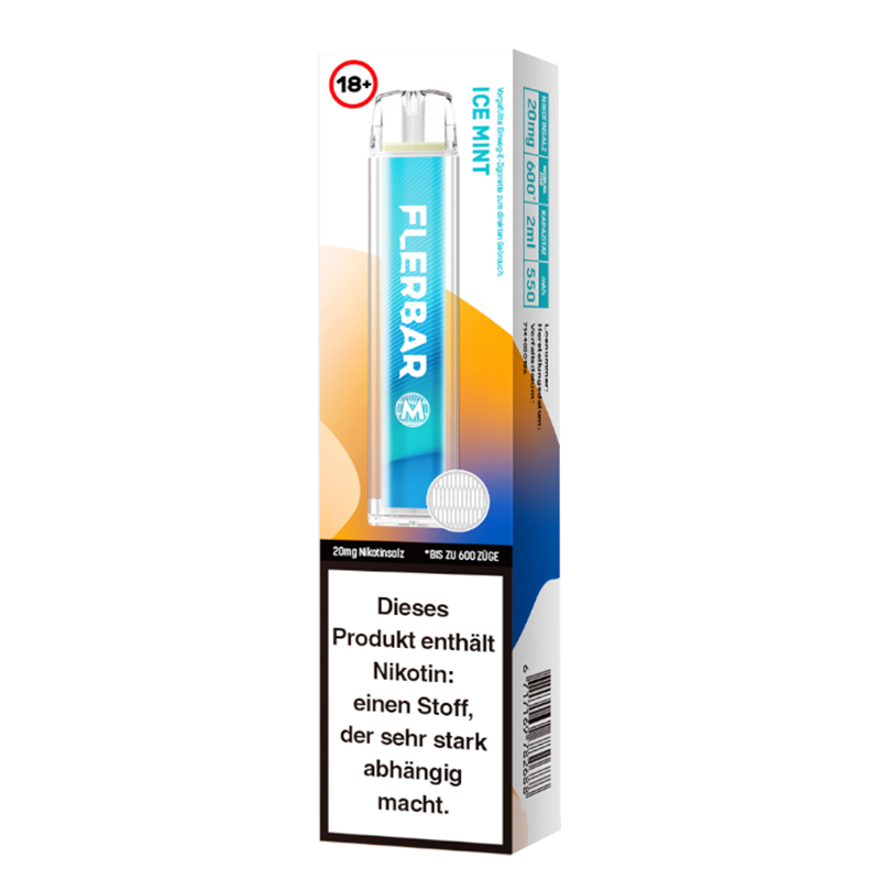 Flerbar Ice Mint 20mg Einweg E-Zigarette