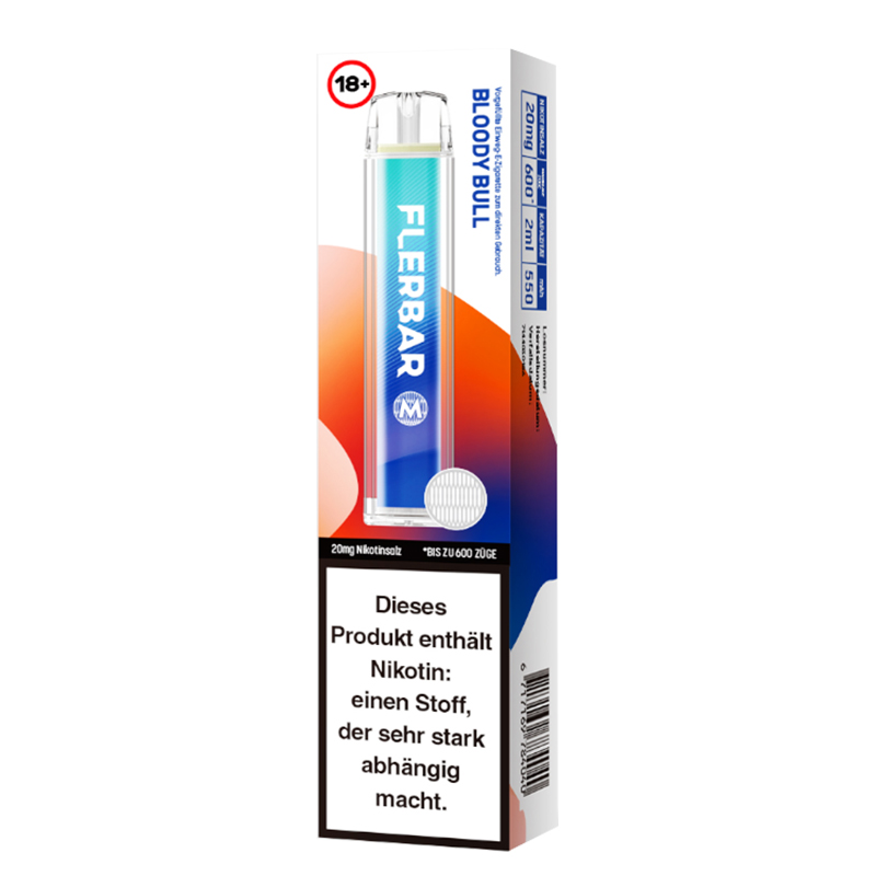 Flerbar Bloody Bull 20mg Einweg E-Zigarette