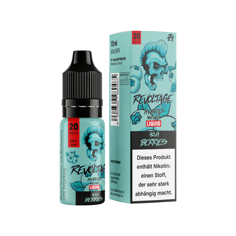 Revoltage Hybrid Nikotinsalz Liquid Aqua Berries 20mg