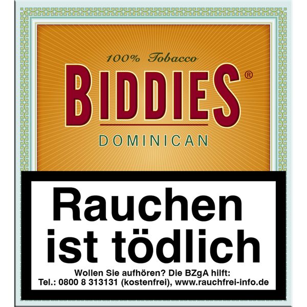 Biddies Dominican Zigarillos Schachtel