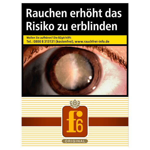 f6 Original XL Zigaretten Schachtel