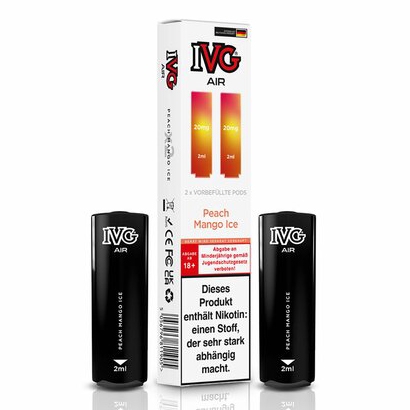 IVG Air Peach Mango Ice 20mg Prefilled Pods