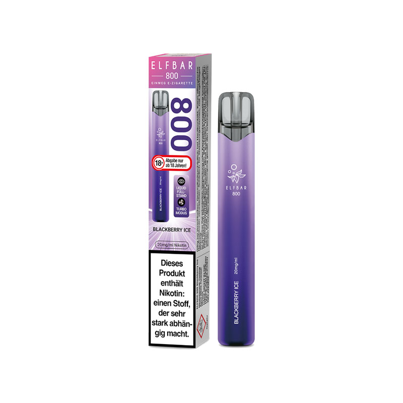 Elfbar 800 Blackberry Ice 20mg Einweg E-Zigarette