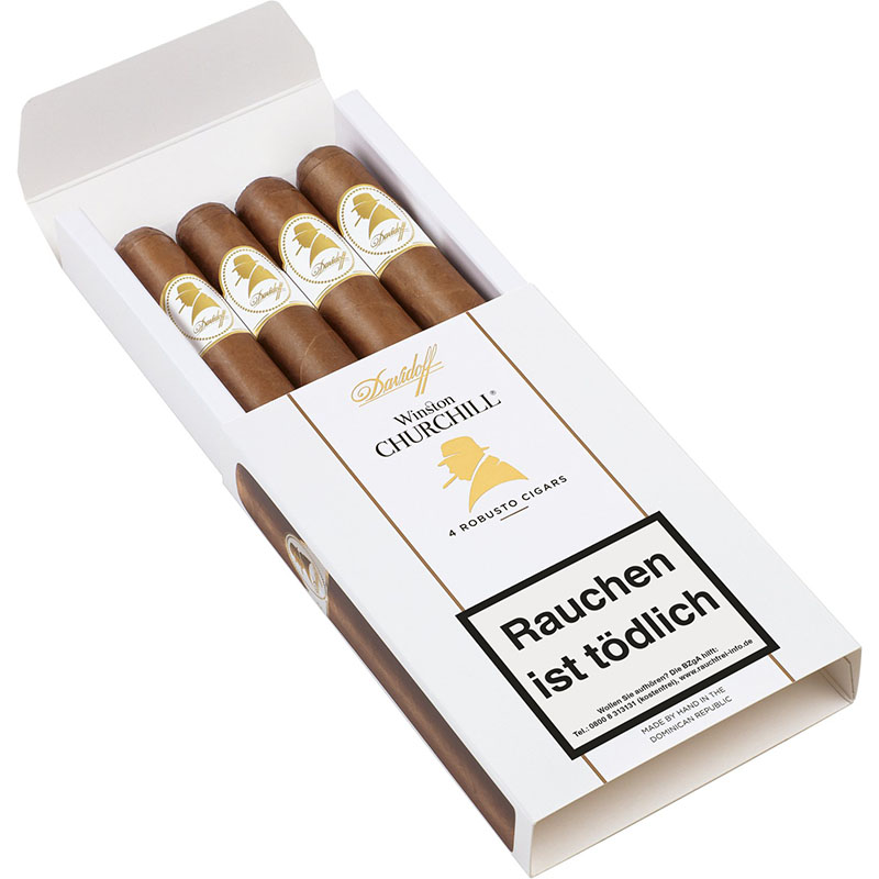 Davidoff Winston Churchill Robusto Zigarren Packung