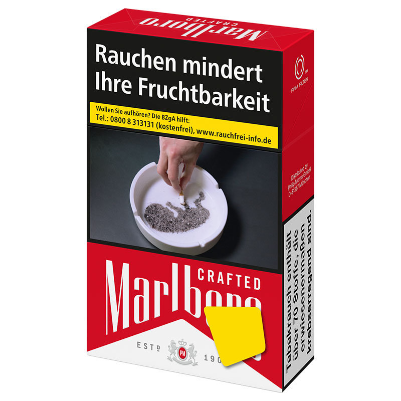 Marlboro Crafted Red OP Zigaretten Schachtel