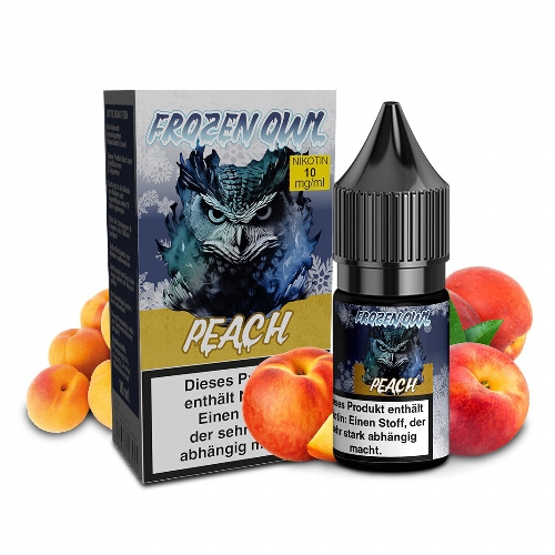 Frozen Owl Peach 10mg Nikotinsalz Liquid