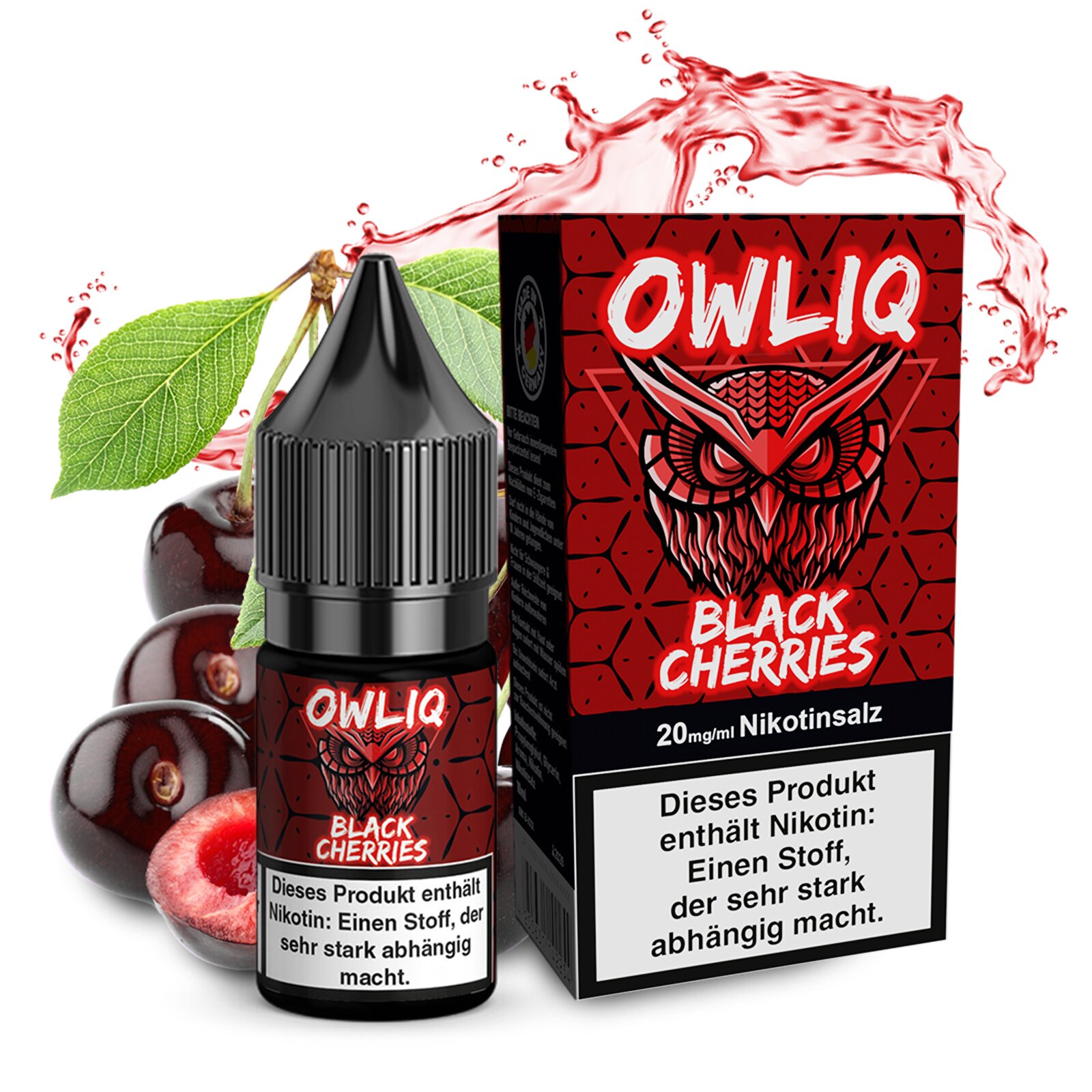 Owliq Black Cherries 20mg Nikotinsalz Liquid