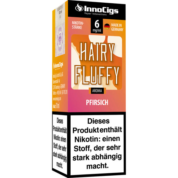 Innocigs E-Liquid Hairy Fluffy Pfirsich 6mg
