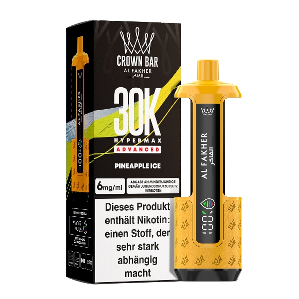 Al Fakher Hypermax Pineapple Ice 6mg E-Zigarette