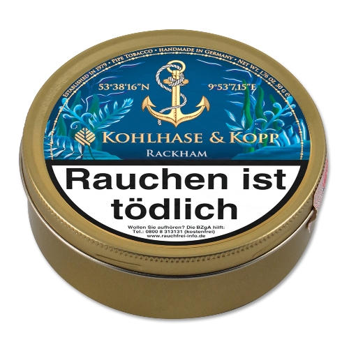 Kohlhase & Kopp Caribbean Blue Rackham Pfeifentabak Dose