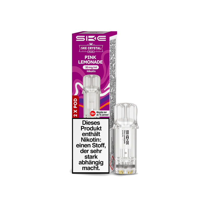 SKE Crystal Plus Pink Lemonade 20mg Prefilled Pods