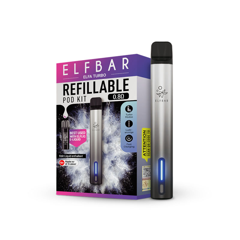 Elfbar Elfa Turbo Aurora-Schwarz