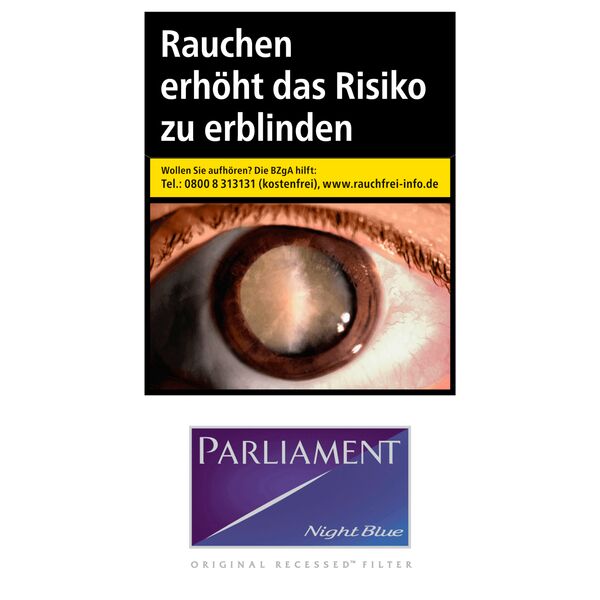 Parliament Night Blue Long Original Pack Zigaretten Stange