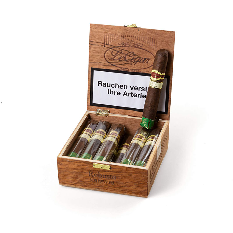Le Cigar Arapiraca Fumo de Corda Zigarren Kiste offen