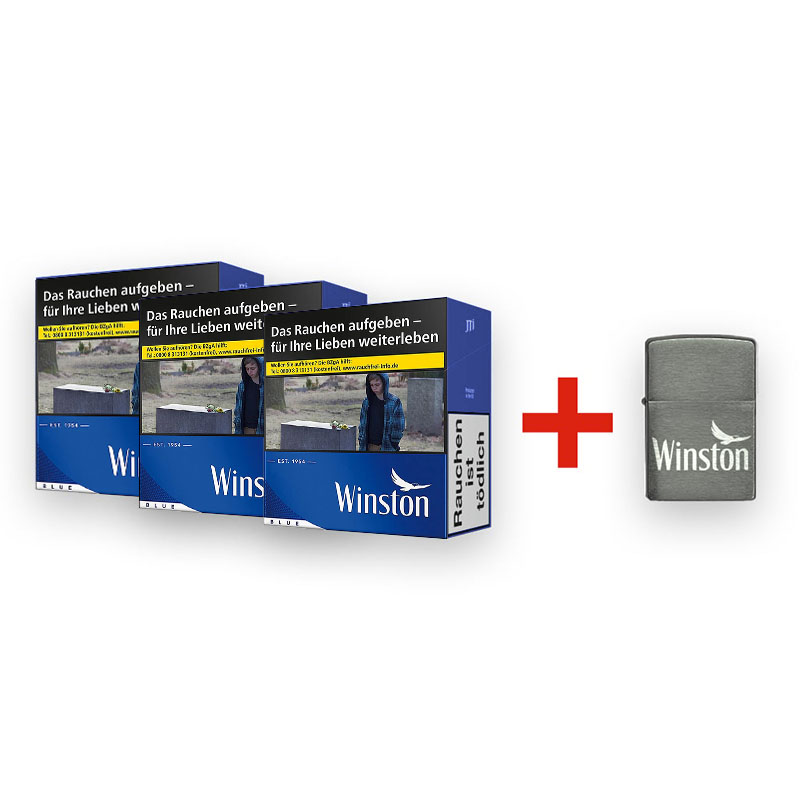 Winston Zippo Aktion Blau