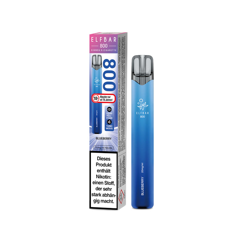 Elfbar 800 Blueberry 20mg Einweg E-Zigarette