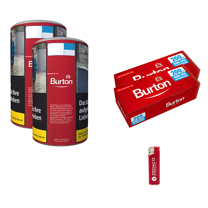 Burton Feinschnitt Red XL Dose Aktion Small