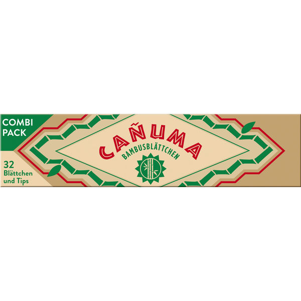 Canuma Bambus King Size Slims Zigarettenpapier + Tips