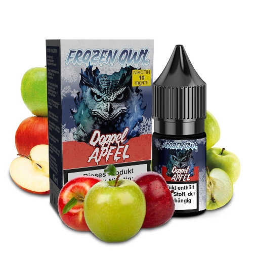 Frozen Owl Doppelapfel 10mg Nikotinsalz Liquid