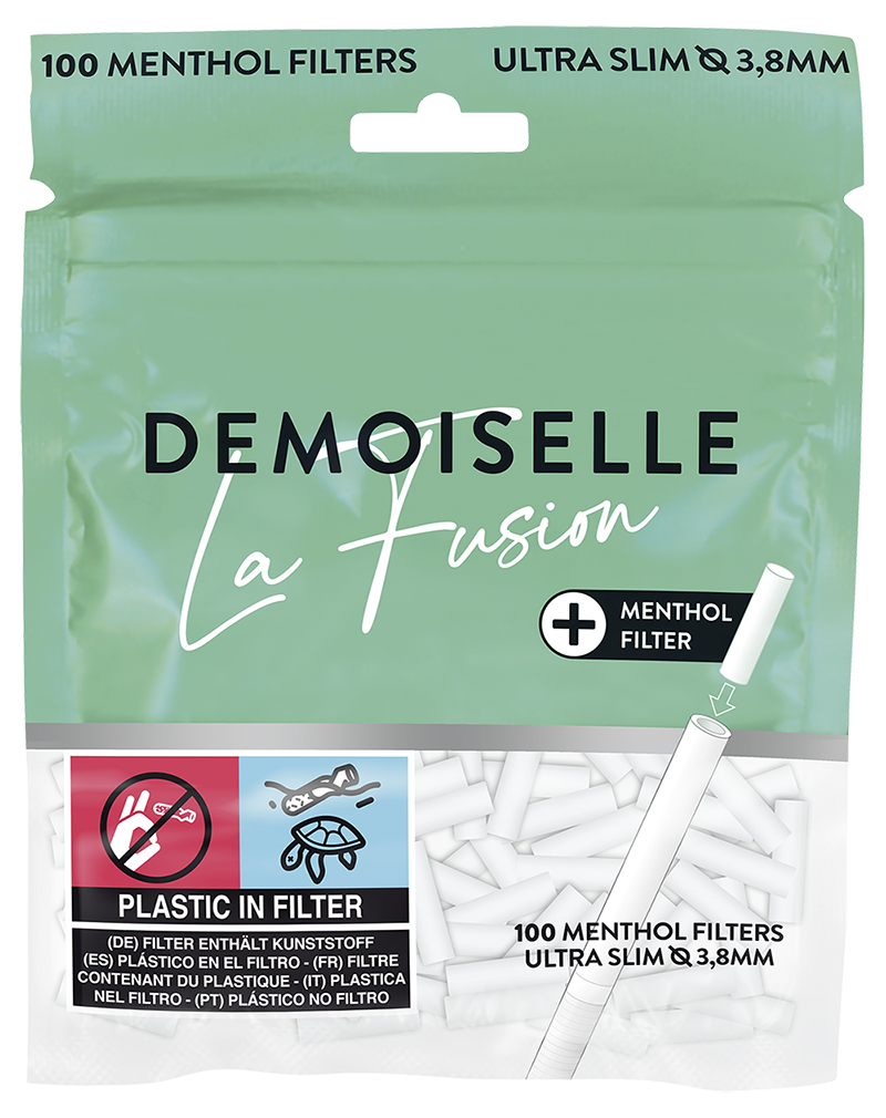 Demoiselle La Fusion Menthol Filter Tips Packung