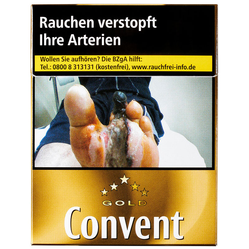 Convent Gold Big Box Zigaretten Schachtel