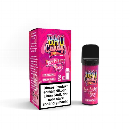 Bad Candy Raspberry Rage 20mg Prefilled Pods