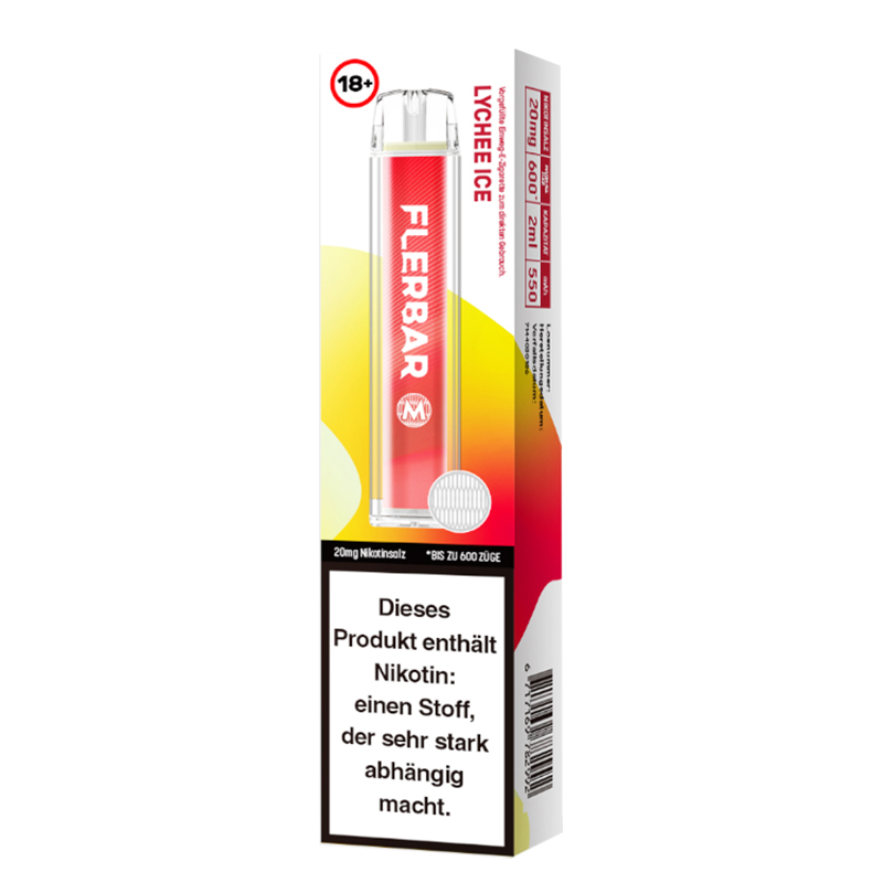 Flerbar Lychee Ice 20mg Einweg E-Zigarette