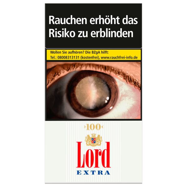 Lord Extra 100 OP Zigaretten Schachtel
