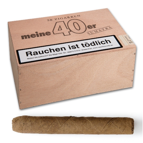 Meine 40er Sumatra Zigarren 50er Kiste