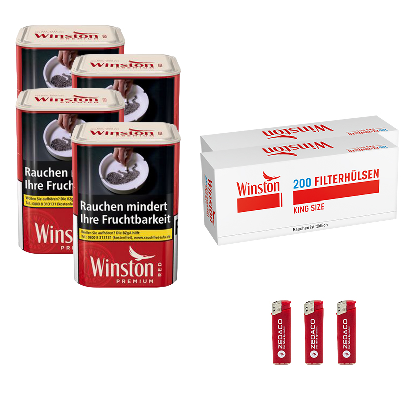 Winston Volumentabak Premium Red Dose Aktion Large