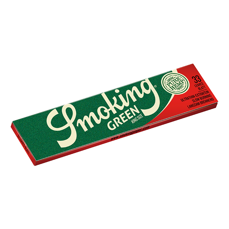 Smoking Green King Size Booklet