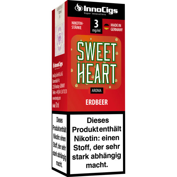 E-Liquid Innocigs Sweetheart Erdbeer Aroma 3 mg