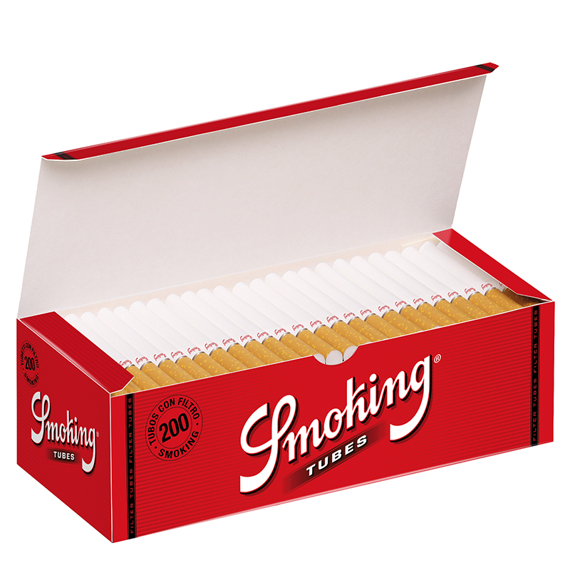 Smoking Filterülsen Extralong 200 Stück Packung