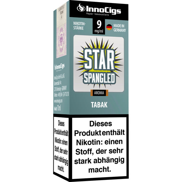 Innocigs Liquid Star Spangled Tabak Aroma 9mg