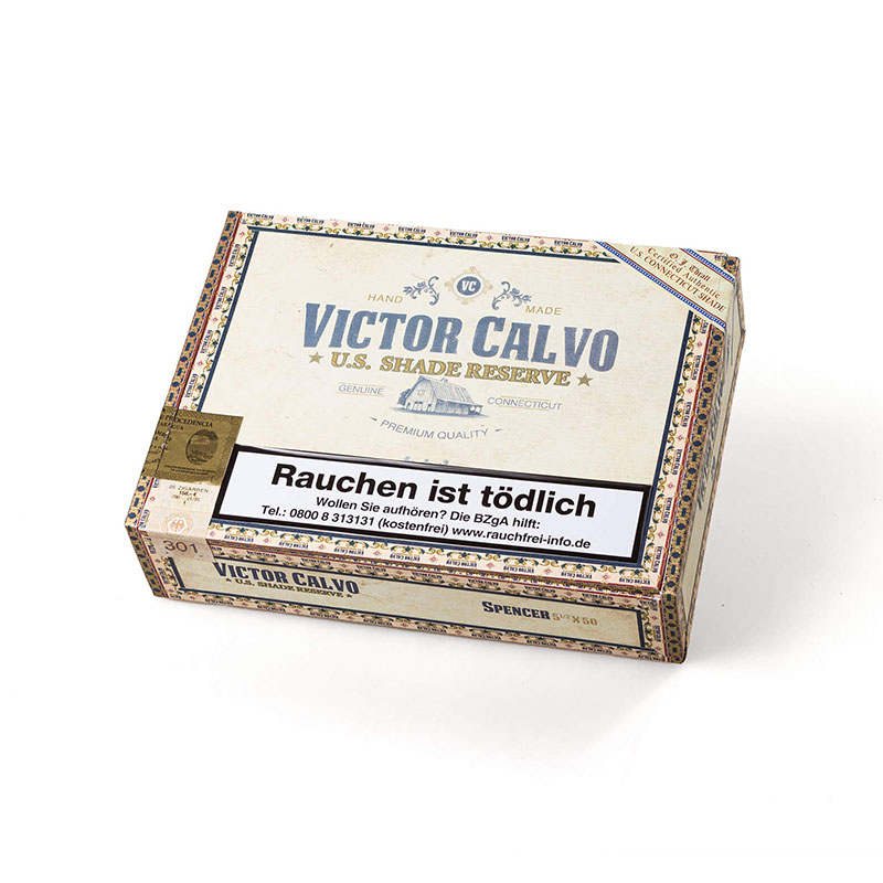 Victor Calvo US Shade Reserve Spencer Zigarren Kiste