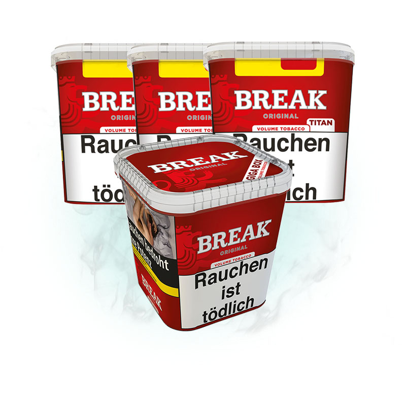 Break Original Tabak Eimer Aktion