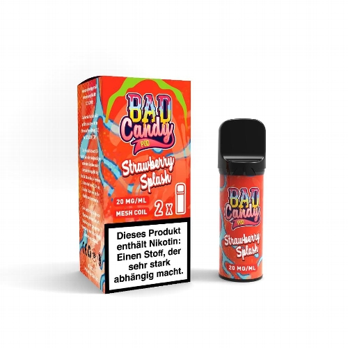 Bad Candy Strawberry Splash 20mg Prefilled Pods