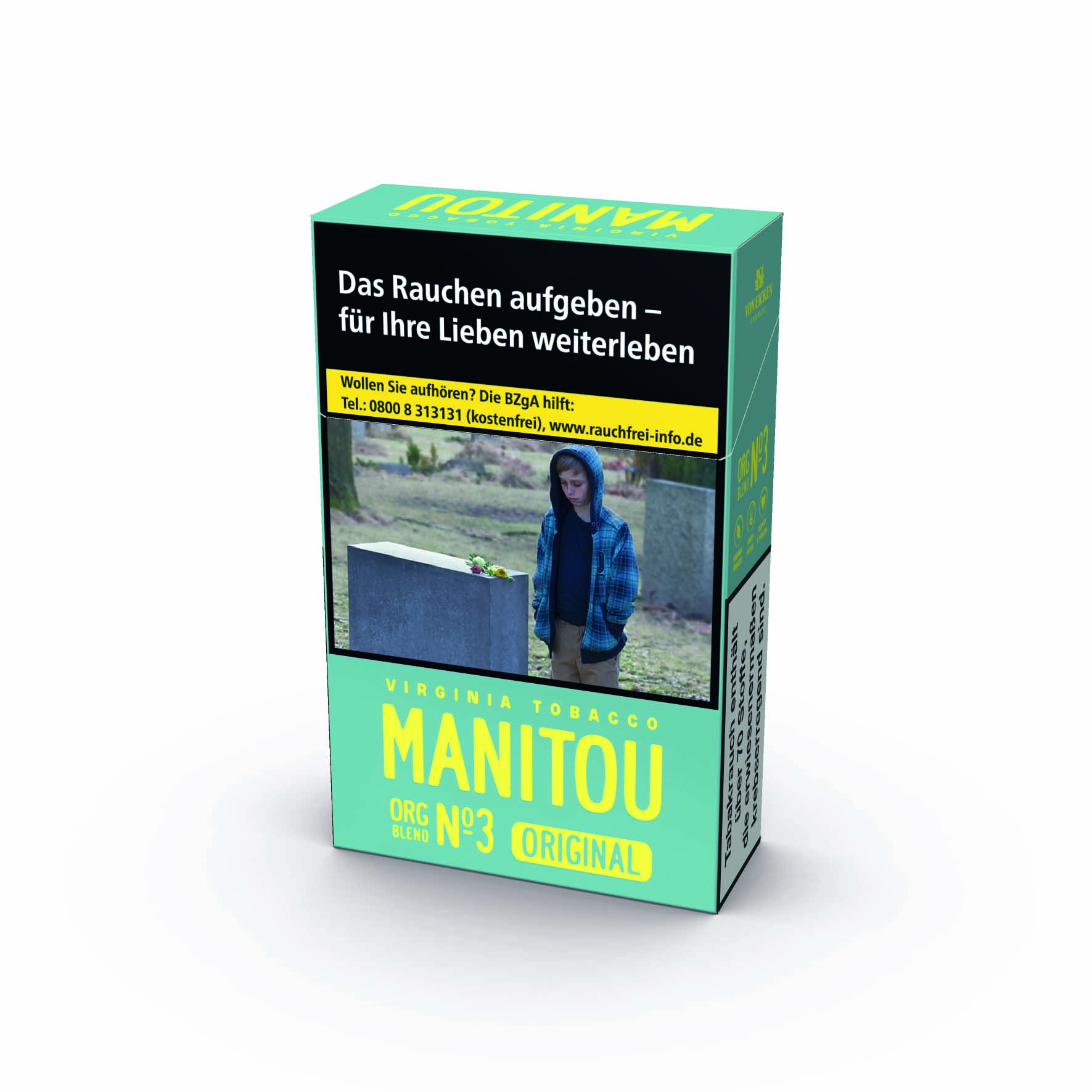 Manitou No.3 Original Blend Original Pack Zigaretten Schachtel