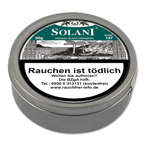 Solani Grün Pfeifentabak Dose Small