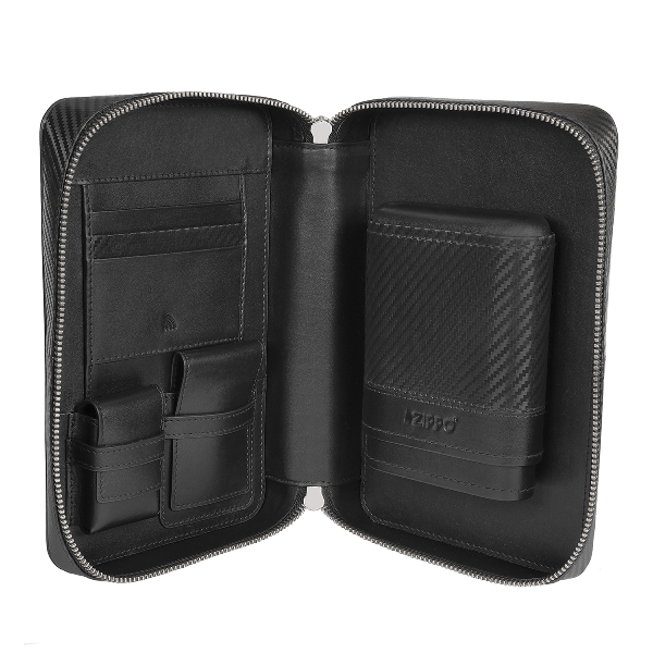Zippo Travel Zigarrenetui Leder 22,5x14x7cm Innen