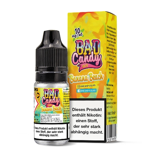 Bad Candy Banana Beach 10mg Nikotinsalz Liquid