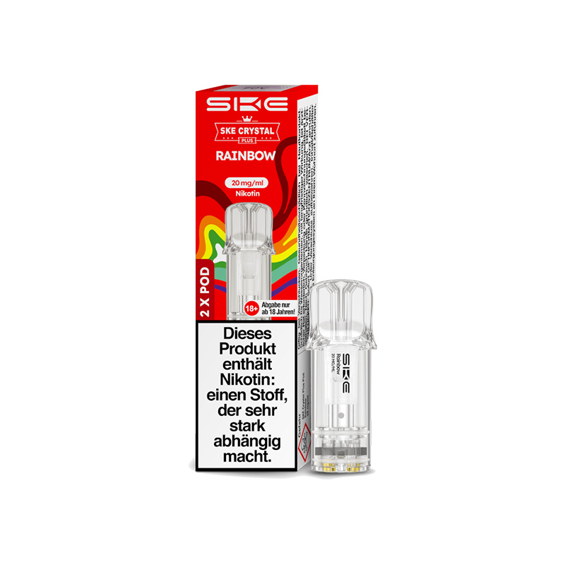 SKE Crystal Plus Rainbow 20mg Prefilled Pods