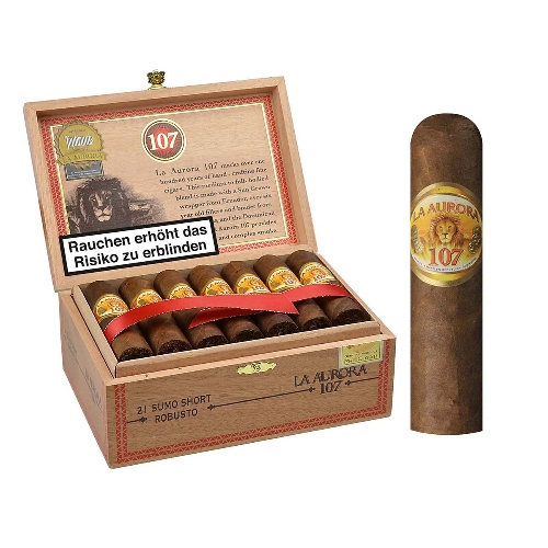 La Aurora 107 Sumo Short Robusto Zigarren Kiste