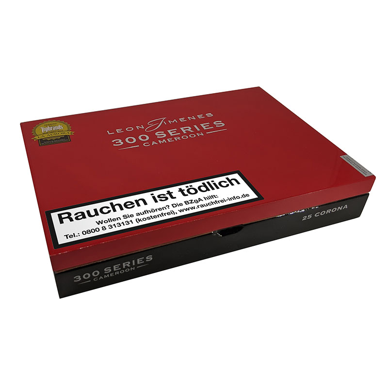 Leon Jimenes Series 300 Cameroon Robusto Zigarren Kiste geschlossen