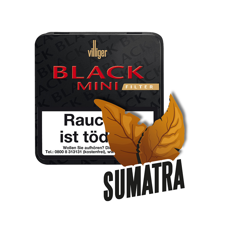 Villiger Black Mini Filter Zigarillos Gebinde