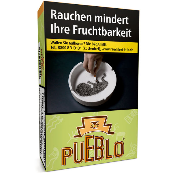Pueblo Green Original Pack Zigaretten Schachtel